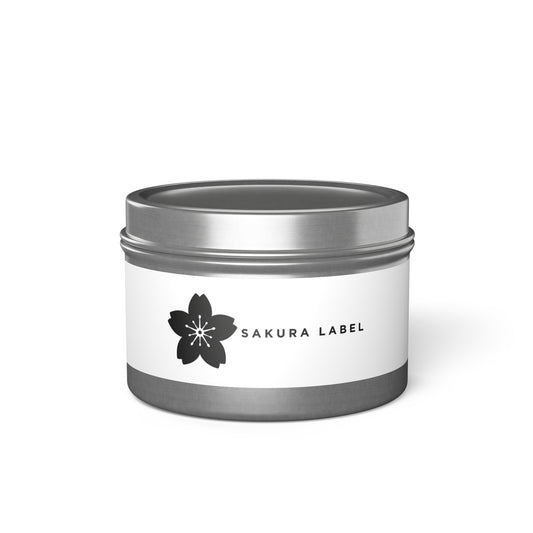SAKURA Label original Tin Candles